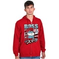 thumbnail image 1 of The Smurfs Cool Kanji Boss Papa Men Big & Tall Zip Hoodie Brisco Brands 2X, 1 of 5