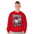 thumbnail image 1 of The Smurfs Cool Kanji Boss Papa Men's Crewneck Sweatshirt Brisco Brands X, 1 of 6
