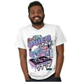 thumbnail image 1 of The Smurfs Cool Kanji DJ Comic Panels Men's Graphic T Shirt Tees Brisco Brands M, 1 of 6