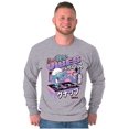 thumbnail image 1 of The Smurfs Cool Kanji DJ Comic Panels Unisex Plus Size Long Sleeve Shirt Brisco Brands 2X, 1 of 5