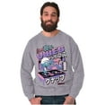 thumbnail image 1 of The Smurfs Cool Kanji DJ Comic Panels Unisex Plus Size Sweatshirt Brisco Brands 2X, 1 of 5
