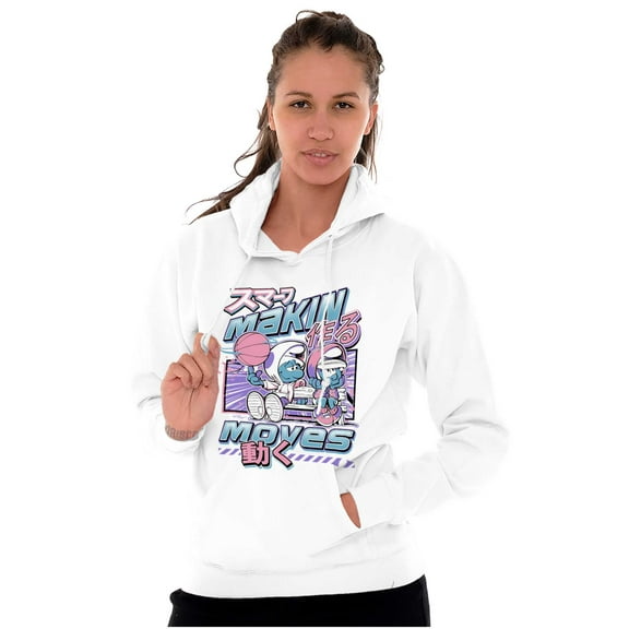 The Smurfs Cool Kanji Makin Moves Hoodie Sweatshirt Women Men Brisco Brands L