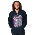 thumbnail image 1 of The Smurfs Cool Kanji Makin Moves Unisex Plus Size Zip Hoodie Brisco Brands 2X, 1 of 5