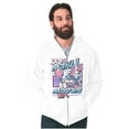 thumbnail image 1 of The Smurfs Cool Kanji Makin Moves Unisex Plus Size Zip Hoodie Brisco Brands 2X, 1 of 5