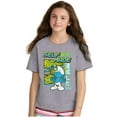 thumbnail image 1 of The Smurfs Cool Kanji Self Made Crewneck T Shirts Boy Girl Teen Brisco Brands L, 1 of 6