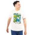 thumbnail image 1 of The Smurfs Cool Kanji Self Made Unisex Plus Size Graphic Tee Brisco Brands 3X, 1 of 5