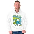 thumbnail image 1 of The Smurfs Cool Kanji Self Made Unisex Plus Size Hoodie Brisco Brands 3X, 1 of 5