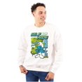 thumbnail image 1 of The Smurfs Cool Kanji Self Made Unisex Plus Size Sweatshirt Brisco Brands 5X, 1 of 5