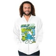 thumbnail image 1 of The Smurfs Cool Kanji Self Made Unisex Plus Size Zip Hoodie Brisco Brands 3X, 1 of 5
