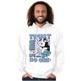 thumbnail image 1 of The Smurfs Cool Kanji Trust No One Hoodie Hooded Sweatshirt Men Brisco Brands M, 1 of 6