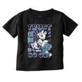 thumbnail image 1 of The Smurfs Cool Kanji Trust No One Youth T Shirt Tee Boys Infant Toddler Brisco Brands 12M, 1 of 5