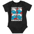 thumbnail image 1 of The Smurfs Current Mood Grouchy Romper Boys or Girls Infant Baby Brisco Brands NB, 1 of 1