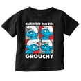 thumbnail image 1 of The Smurfs Current Mood Grouchy Toddler Boy Girl T Shirt Infant Toddler Brisco Brands 6M, 1 of 5