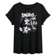 thumbnail image 1 of The Smurfs - Gargamel And Azrael - Women's Oversized Graphic T-Shirt, 1 of 5