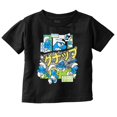 thumbnail image 1 of The Smurfs Gnap Attack Comic Book Toddler Boy Girl T Shirt Infant Toddler Brisco Brands 6M, 1 of 5