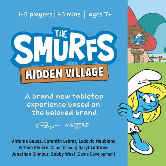 The Smurfs: Hidden Village Strategy Board Game, 1-5 Players
