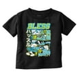 thumbnail image 1 of The Smurfs Kanji Bless the Hustle Toddler Boy Girl T Shirt Infant Toddler Brisco Brands 12M, 1 of 6