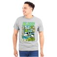 thumbnail image 1 of The Smurfs Kanji Bless the Hustle Unisex Plus Size Graphic Tee Brisco Brands 2X, 1 of 5