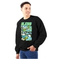 thumbnail image 1 of The Smurfs Kanji Bless the Hustle Unisex Plus Size Sweatshirt Brisco Brands 4X, 1 of 5
