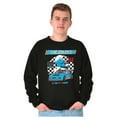 thumbnail image 1 of The Smurfs Kanji High Speed Racecar Men's Crewneck Sweatshirt Brisco Brands L, 1 of 5