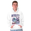 thumbnail image 1 of The Smurfs Kanji Hustle King Royalty Hoodie Hooded Sweatshirt Men Brisco Brands X, 1 of 6