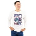 thumbnail image 1 of The Smurfs Kanji Hustle King Royalty Men's Long Sleeve Tee T Shirt Brisco Brands L, 1 of 6