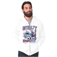 thumbnail image 1 of The Smurfs Kanji Hustle King Royalty Zip Hoodie Sweatshirt Men Brisco Brands S, 1 of 6