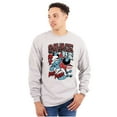 thumbnail image 1 of The Smurfs Kanji Keep Pushin Savage Men Big & Tall Long Sleeve Tee Brisco Brands 2X, 1 of 5