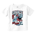 thumbnail image 1 of The Smurfs Kanji Keep Pushin Savage Youth T Shirt Tee Boys Infant Toddler Brisco Brands 2T, 1 of 5