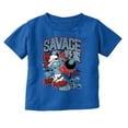 thumbnail image 1 of The Smurfs Kanji Keep Pushin Savage Youth T Shirt Tee Boys Infant Toddler Brisco Brands 2T, 1 of 5