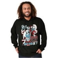 thumbnail image 1 of The Smurfs Kanji Peep The Drip Unisex Plus Size Hoodie Brisco Brands 3X, 1 of 5