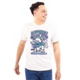 thumbnail image 1 of The Smurfs Kanji Respect the Hustle Unisex Plus Size Graphic Tee Brisco Brands 4X, 1 of 5