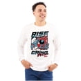 thumbnail image 1 of The Smurfs Kanji Rise and Grind Men Big & Tall Long Sleeve Tee Brisco Brands 2X, 1 of 5