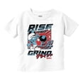 thumbnail image 1 of The Smurfs Kanji Rise and Grind Youth T Shirt Tee Boys Infant Toddler Brisco Brands 12M, 1 of 5