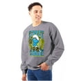 thumbnail image 1 of The Smurfs Kanji Street Scholar Men Big & Tall Sweatshirt Brisco Brands 3X, 1 of 5