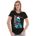 thumbnail image 1 of The Smurfs Kanji Tokyo Speed Racecar Women's T Shirt Ladies Tee Brisco Brands S, 1 of 5