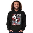thumbnail image 1 of The Smurfs Kanji Up To No Good Men Big & Tall Graphic Hoodie Brisco Brands 2X, 1 of 5