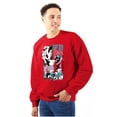thumbnail image 1 of The Smurfs Kanji Up To No Good Men Big & Tall Sweatshirt Brisco Brands 3X, 1 of 5