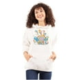thumbnail image 1 of The Smurfs Love Heart Rainbows Hoodie Sweatshirt Women Brisco Brands S, 1 of 4