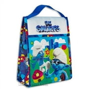 Zak Designs The Smurfs very cool lunch bag, Smurfette in the background, Multicolor