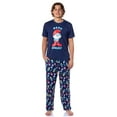 thumbnail image 1 of The Smurfs Men's Papa Smurf Short Sleeve Shirt And All Over Character Print Pant 2 Piece Pajama Set Sleepwear Loungewear, 1 of 5
