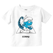 The Smurfs Scorpio Zodiac Sign Toddler Boy Girl T Shirt Infant Toddler Brisco Brands 12M