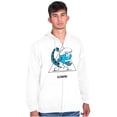 thumbnail image 1 of The Smurfs Scorpio Zodiac Sign Zip Up Hoodie Men's Women's Brisco Brands S, 1 of 5