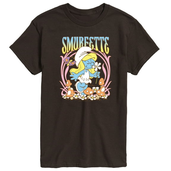 The Smurfs - Smurfette Art Nouveau - Men's Short Sleeve Graphic T-Shirt