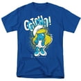 thumbnail image 1 of The Smurfs Smurfette Gotcha! Unisex Adult T Shirt (4X-Large) Royal, 1 of 6