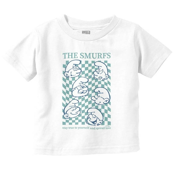 The Smurfs Stay True To Yourself Toddler Boy Girl T Shirt Infant Toddler Brisco Brands 6M
