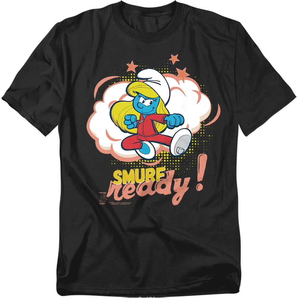 The Smurfs T-Shirt Smurfette Smurf Ready Unisex Graphic Tee For Men ...