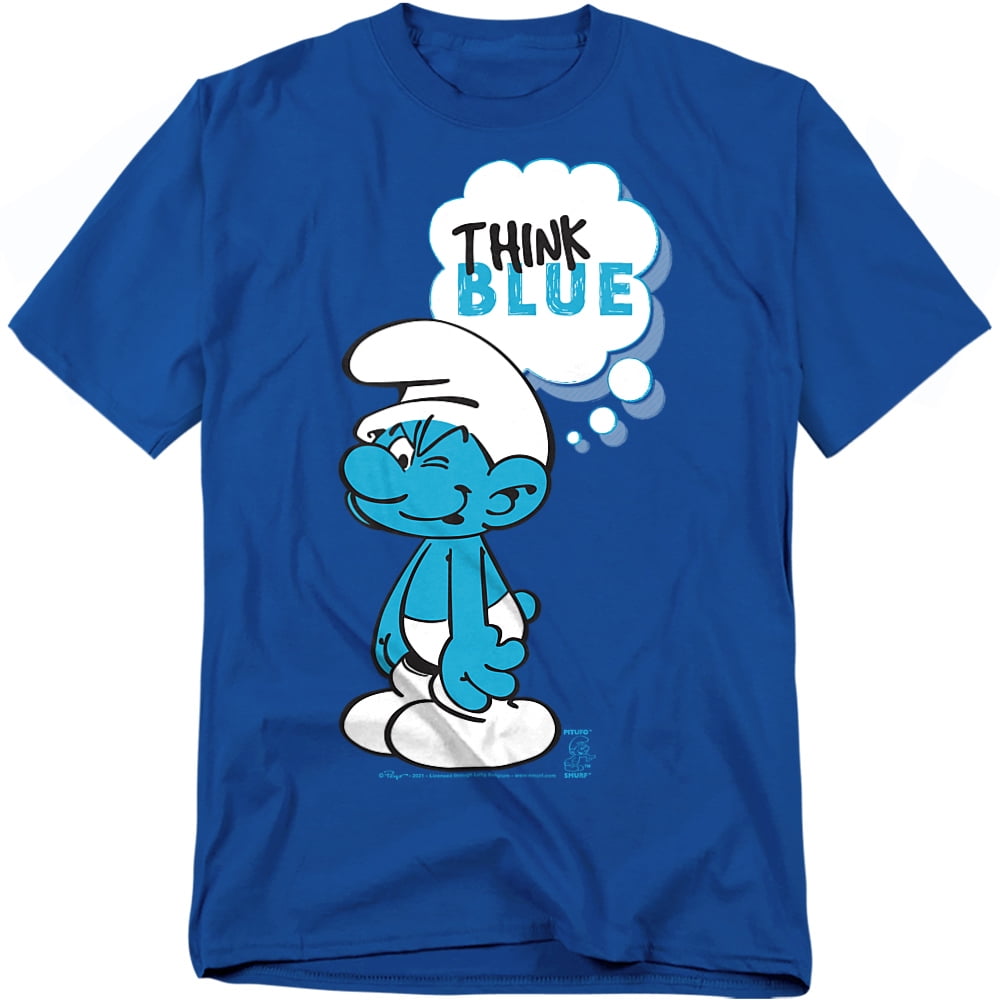 The Smurfs T-Shirt Think Blue Unisex Graphic Tee For Men & Women 