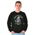 thumbnail image 1 of The Smurfs Washington WA Cartoon Sweatshirt for Men or Women Brisco Brands S, 1 of 6
