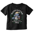 thumbnail image 1 of The Smurfs Washington WA Cartoon Toddler Boy Girl T Shirt Infant Toddler Brisco Brands 6M, 1 of 5